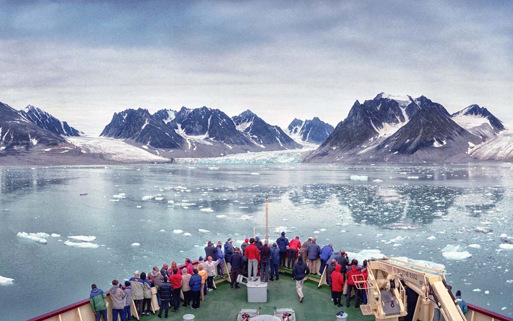 Waggonway Gletscher im Magdalenenfjord