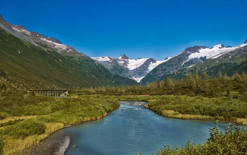 Portage Glacier – Eiswürmer und Lachse