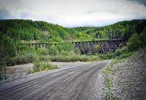 Eisenbahnbrücke an der McCarthy Road